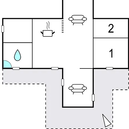 Two-bedroom With A Fireplace In Sjaellands Odde Yderby