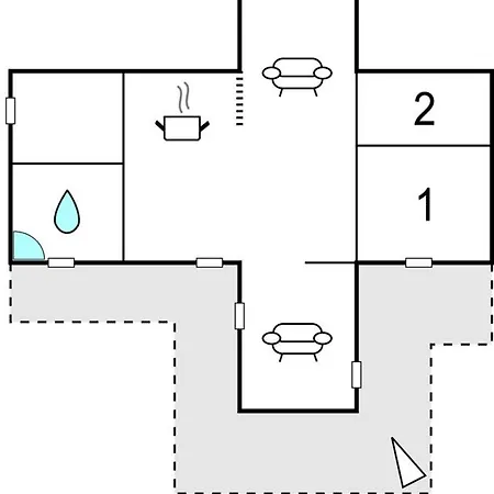 Two-bedroom With A Fireplace In Sjaellands Odde